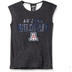 Arizona Wildcats Mineral Wash Muscle Tee NWT M
